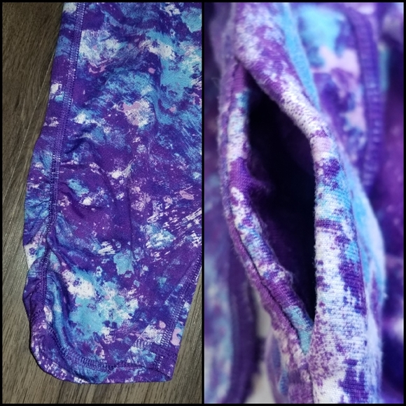 Purple & Blue Leggings - Picture 4 of 5